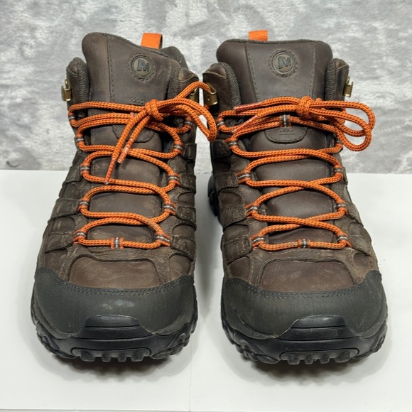 Merrell Other - MERRELL Moab 2 Mid Waterproof Hiking Boots Mens 8.5 Wide Leather Vibram Outdoor